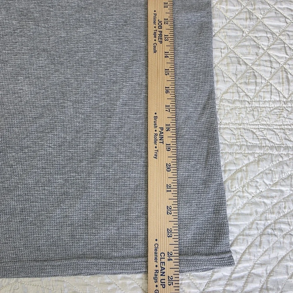 Polo Ralph Lauren Men's Large Gray‎ Light Thermal Body Jersey Knit Sleeve Shirt